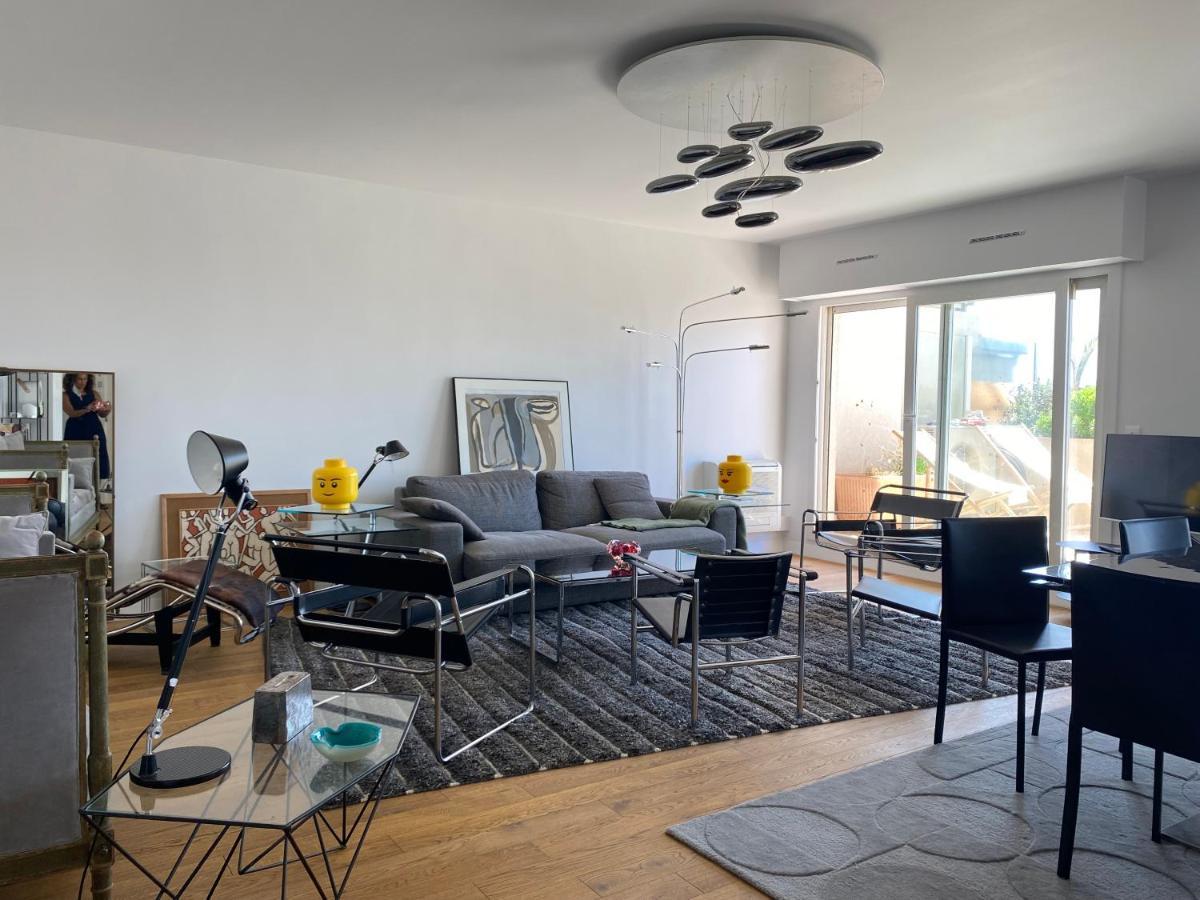 T3 Climatise Villa Juana Avec Parking Et Proche Plage アンティーブ エクステリア 写真