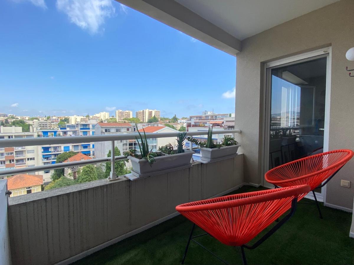 T3 Climatise Villa Juana Avec Parking Et Proche Plage アンティーブ エクステリア 写真